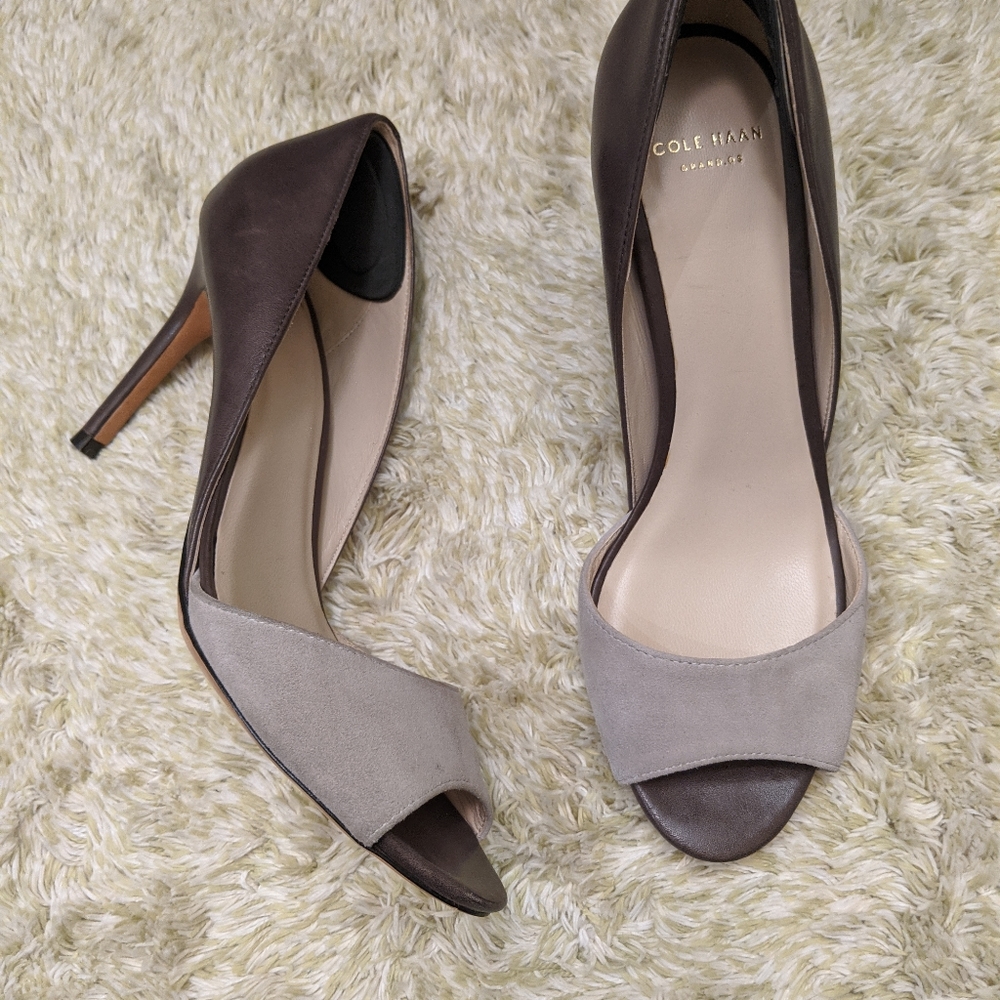 Cole Haan Antonia open toe pump 6B - Picture 2 of 4
